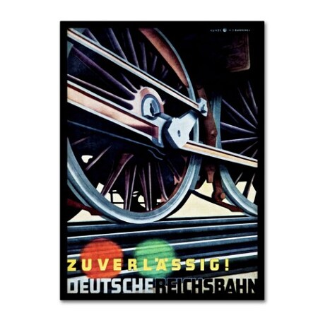 Trademark Fine Art Vintage Lavoie 'Travel Rail 11' Canvas Art, 18x24 ALI19663-C1824GG